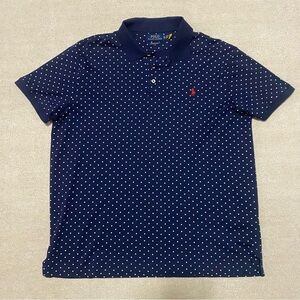Polo by Ralph Lauren Navy Blue Polka Dot Men's Shirt
